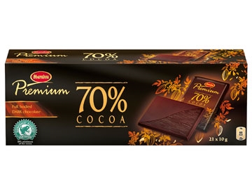 Chokolade Marabou Premium Mørk pk/21 stk