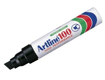 Marker Artline 100 Sort 7,5/12mm
