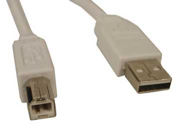 USB kabel 2.0 A-B han 1,8m