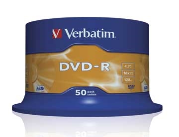 DVD-R 16x 4,7GB spindle (50)