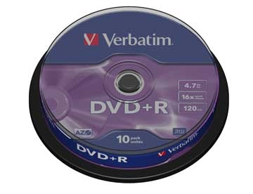 DVD+R 16x 4,7GB  spindle (10)