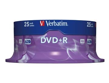 DVD+R 16x 4,7GB spindle (25)