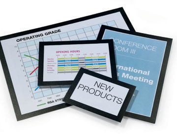 Duraframe selvklæbende A4 magnetlomme Pk/2