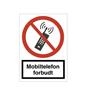 Forbudsskilt A6 Mobiltelefon forbudt selvklæbende vinyl