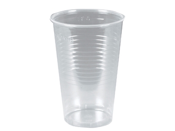 Vand/Juiceglas 25/35cl splintfri blød plast m/riller Ps/100