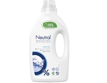 Vaskemiddel Neutral 1250ml T/hvid flydende