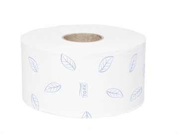 Toiletpapir Tork Premium Jumbo Mini Soft T2 2-lags Hvid Krt/12