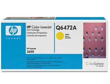 Color LaserJet Q6472A yellow toner cartr