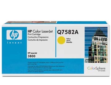 Color LaserJet Q7582A yellow toner