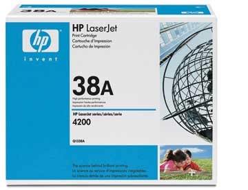 HP 38A - Q1338A - tonerpatron 1 x sort - 12000 sider for LaserJet 4200, 4200dtn, 4200dtns, 42