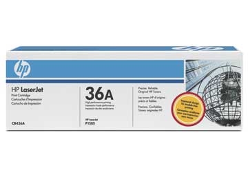 LaserJet 36A black toner