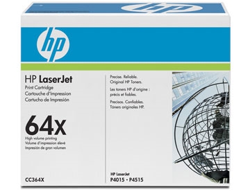 LaserJet 64X black toner cartridge, high