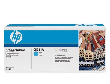 Color LaserJet CE741A cyan toner