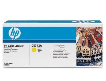 Color LaserJet CE742A yellow toner