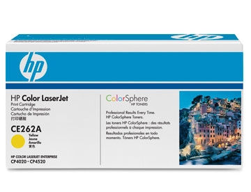 Color LaserJet CE262A yellow toner