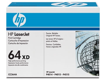 LaserJet 64X toner, high capacity,(2) du