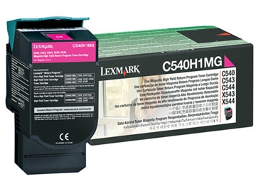 C540/C543/C544 toner magenta return 2K