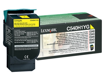 C540/C543/C544 toner yellow return 2K
