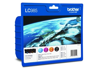 LC985V value pack ink cartridge b/c/m/y 