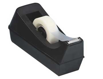 Tapedispenser Q-Connect Bord 15/19 x 33 sort