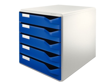 Skuffekabinet Leitz 5 skuffer A4 blå
