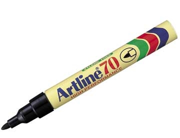 Marker Artline 70 Sort 1,5mm 