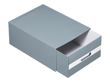 Arkivæske Maxibox Standard lys grå/mørk grå 350x260x140mm
