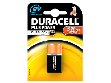 Batteri Duracell MN 1604 9v 6LR61 Plus Power