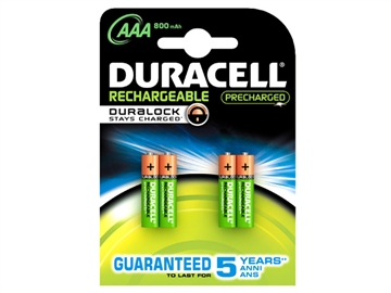 Batteri Duracell StayCharged  opladeligt HR03/AAA MAH 850