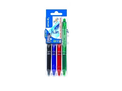 Pilot FriXion Clicker ballpen 0,7mm 4stk