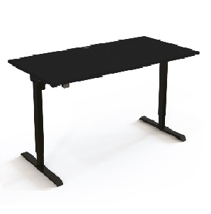 Hæve/Sænke-Bord 80x160cm - Black