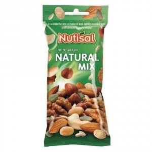 Snack Nutisal Natural mix 60g usaltet nøddemix