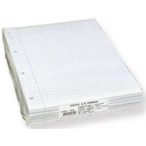 Standardblok A4 Lin. Toplimet U/huller