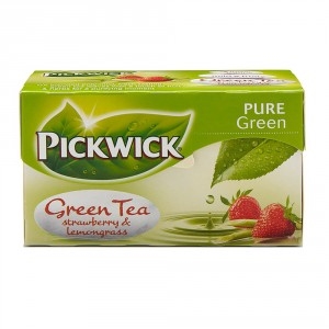Te Pickwick grøn m/jordbær og citrongræs 20 breve